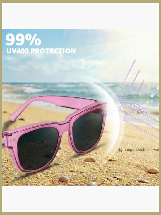 Polarized Fit Over Glasses Sunglasses, UV400 Protection, 2 Pack main image 5